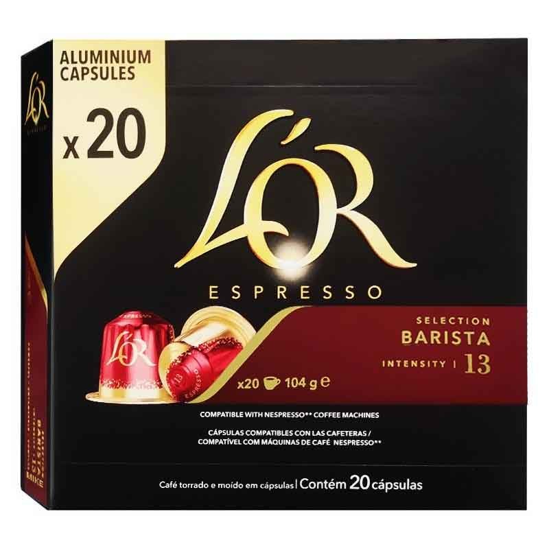 L'Or Barista Selection, 20 cápsulas aluminio compatibles NESPRESSO