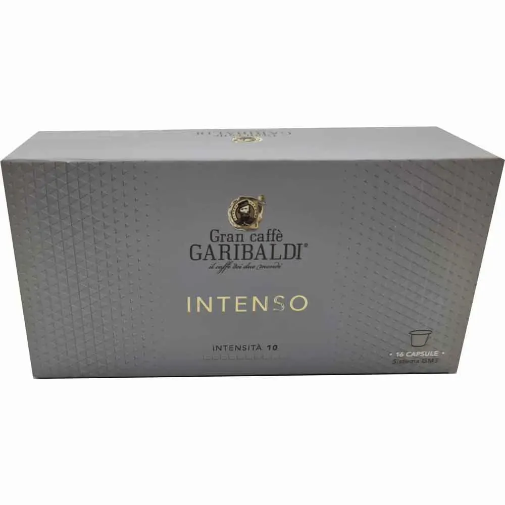 Garibaldi Intenso 16 cápsulas compatible con el sistema GM3