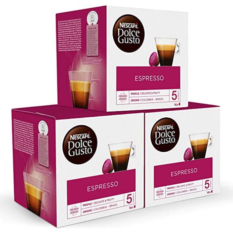 Café Espresso Arabica Pack 48 cápsulas intensidad 5