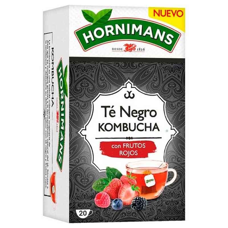 Té Negro Kombucha Frutos Rojos Hornimans 20 bolsitas