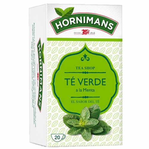 Té verde a la menta Hornimans 20 infusiones