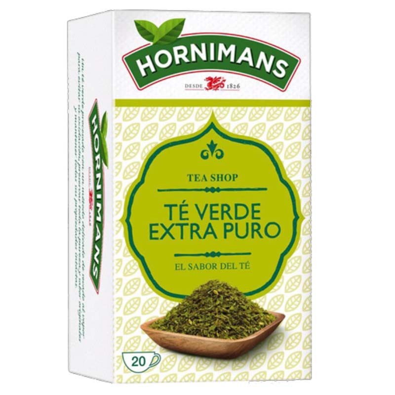 Té Verde Extra Puro 20 bolsitas | Hornimans