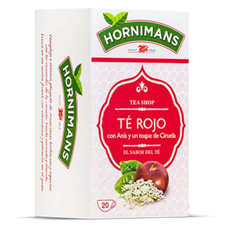 Té Rojo con Anís y un Toque de Ciruela 20 infusiones | Hornimans