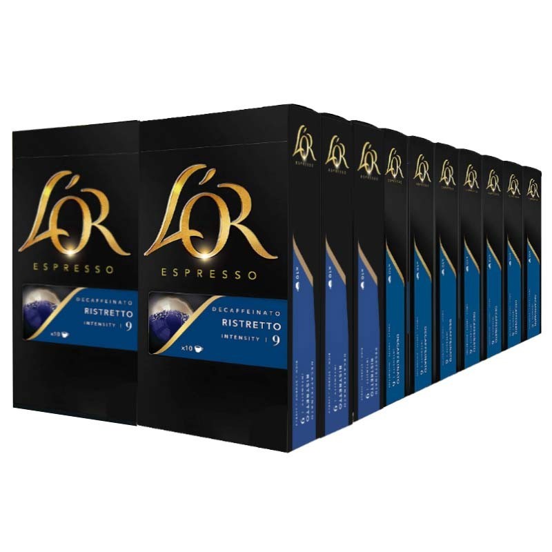 Ristretto Descafeinado L'or  200 cápsulas compatibles Nespresso