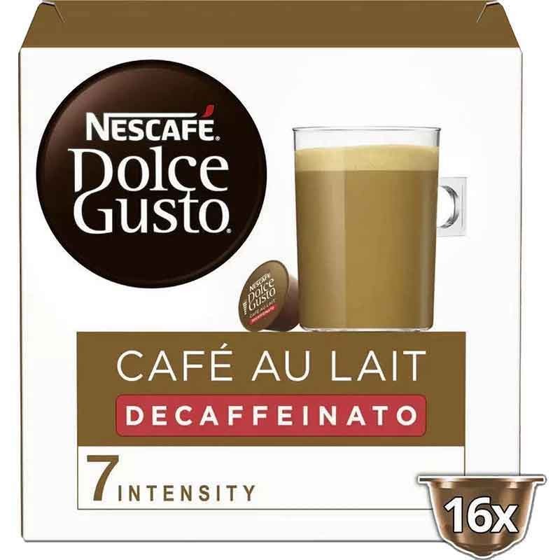 Café au lait Descafeinado, 16 capsules Dolce Gusto