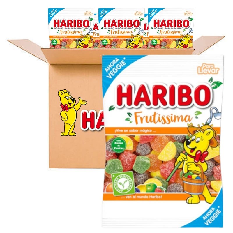 Gominolas Frutissima Veggie - Caja de 18ud x 100g | Haribo