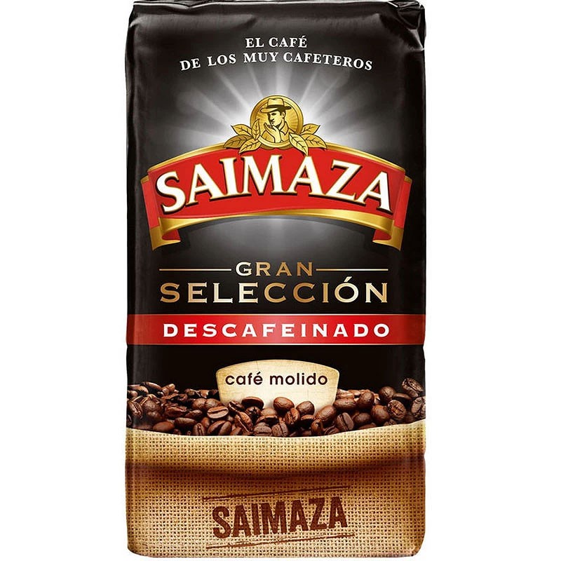 Saimaza molido Gran Selección descafeinado Natural, 250 gramos