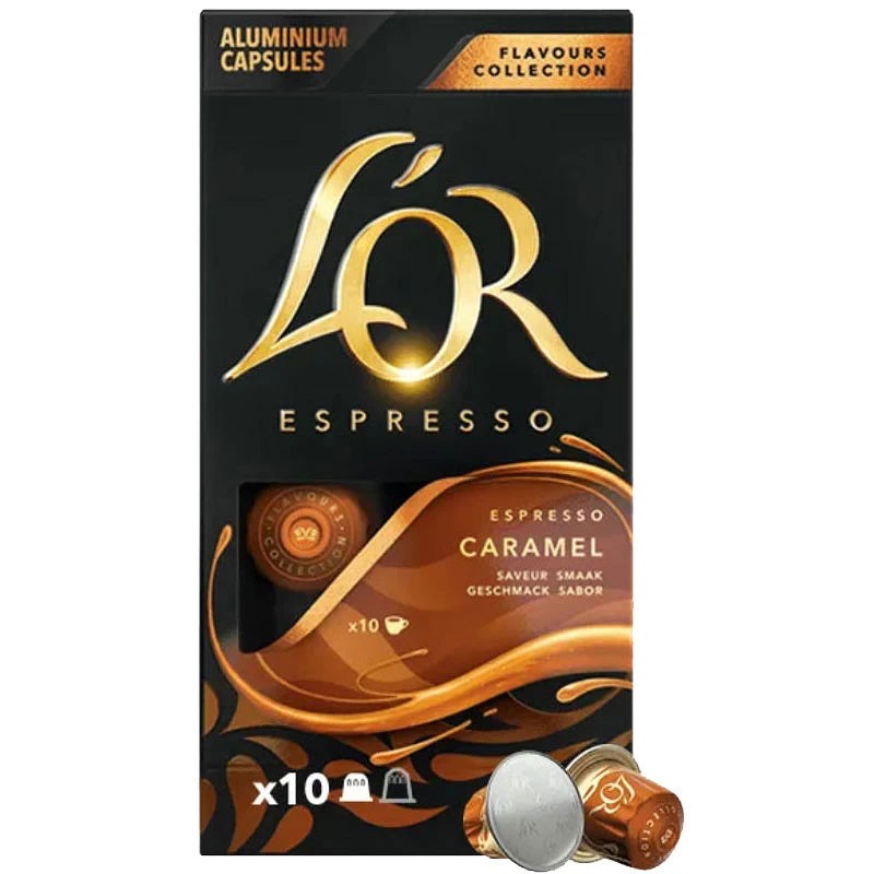 L'OR Flavours Caramelo10 capsulas compatibles con Nespresso