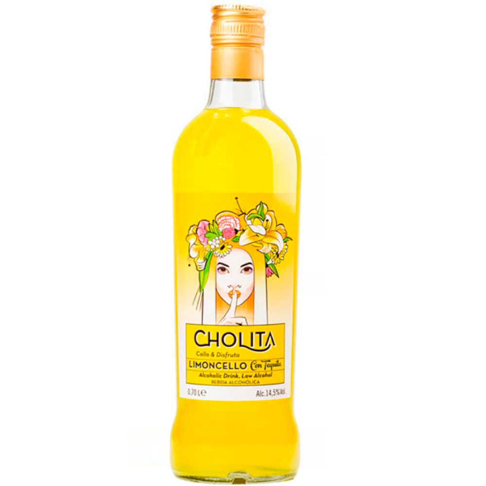 Limoncello con Tequila  Cholita  0.70L 14,5% de graduación
