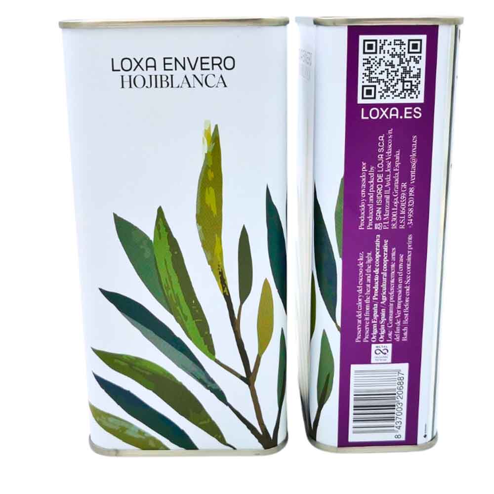 Loxa Envero Hojiblanca Aceite de oliva Virgen extra lata de 0.5 Litros 