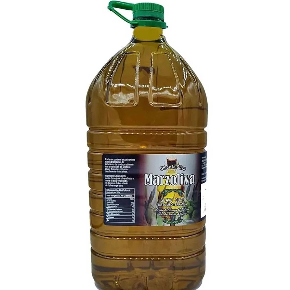 Aceite Marzoliva suave 5 litros de aceite de Orujo de Oliva
