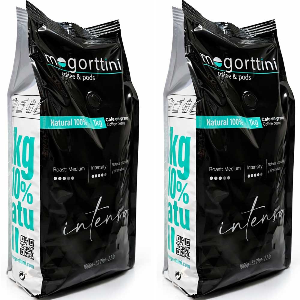 2 kilos Mogorttini espresso Intenso café natural