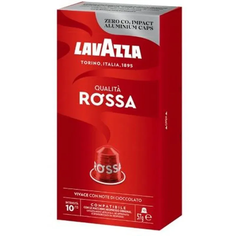 Cápsula Lavazza Qualitá Rossa para cafeteras Nespresso