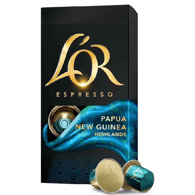 Papua New Guinea L'or espresso 10 cápsulas compatible con Nespresso