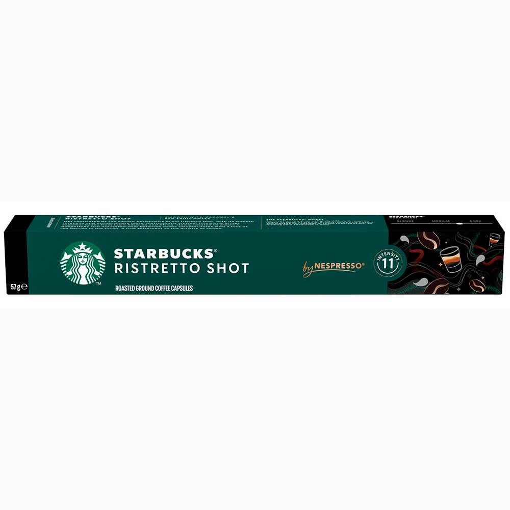 Ristretto Shot 10 cápsulas Nespresso Starbucks intensidad 11