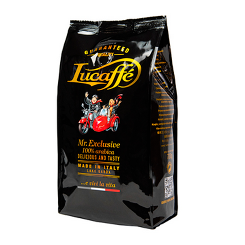 Lucaffé Mr. Exclusive 100 % arábica Delicius and Tasty café en grano 700 gr café de Italia
