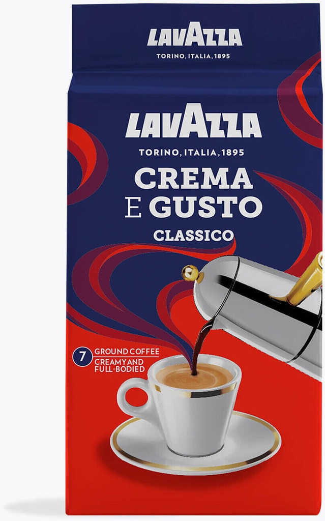 Lavazza Café Molido Crema y Gusto Clásico 250 gramos