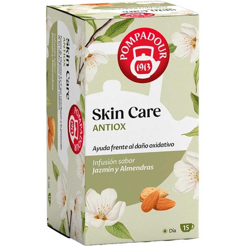 Skin Care Antiox Pompadour 15 infusiones Fuente de Vitamina E y C