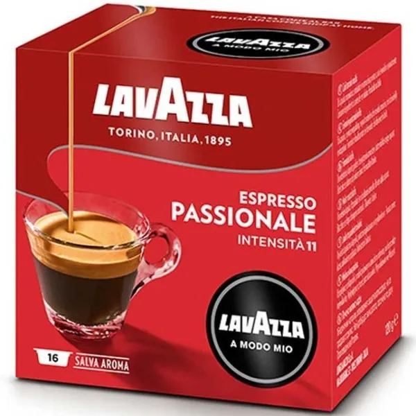 Espresso Passionale  16 Cápsulas Lavazza A MODO MIO 