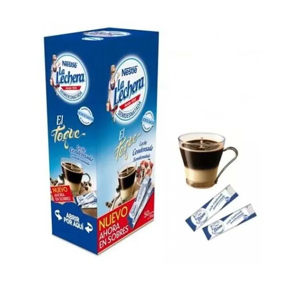 Leche condensada 50 sobres de 20g | La Lechera Nestle
