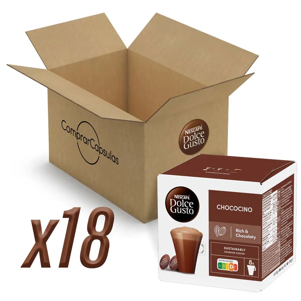 Chococino 18 cajas, 288 cápsulas | Dolce Gusto Nescafé
