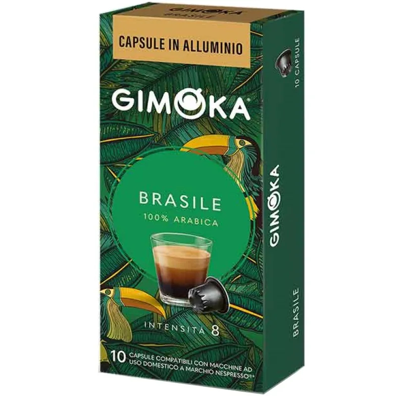 Café Brasile 10 cápsulas Gimoka Nespresso