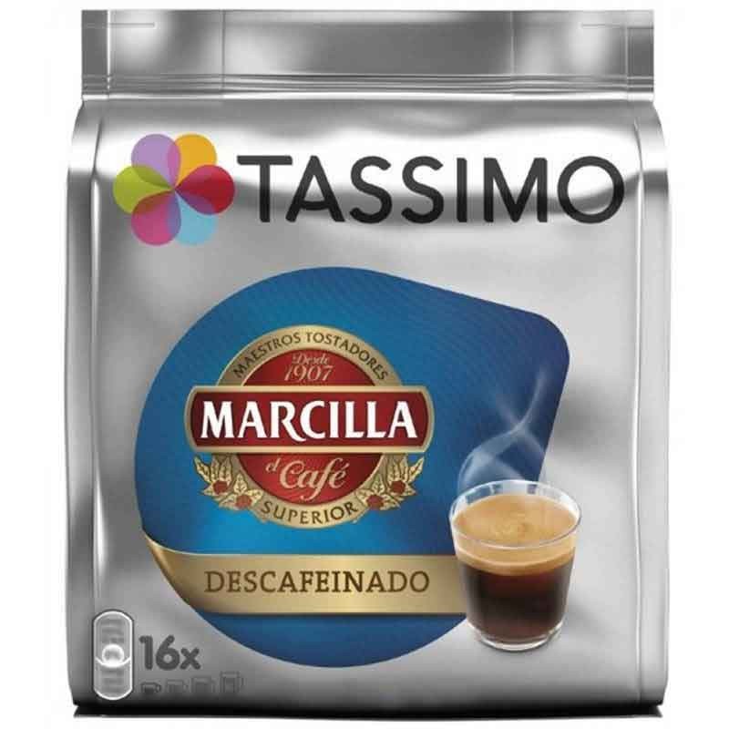 Descafeinado MARCILLA sem cafeína 16 serviços TASSIMO.
