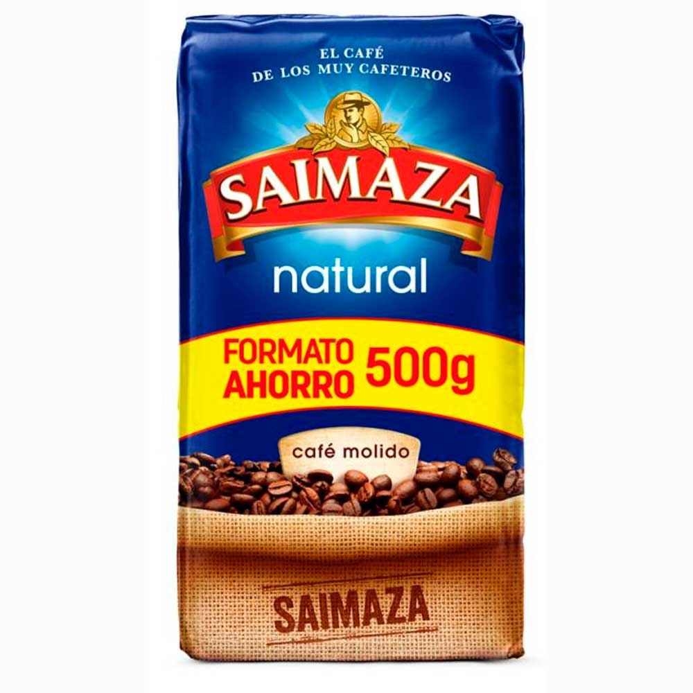 Saimaza molido Natural  Mezcla   Formato Ahorro 500 gramos 