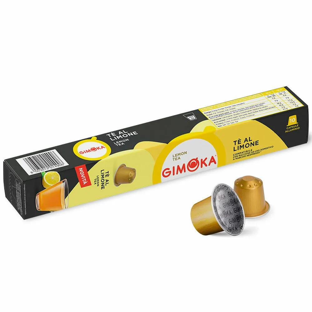 Té de Limón Gimoka 10 Cápsulas compatibles Nespresso