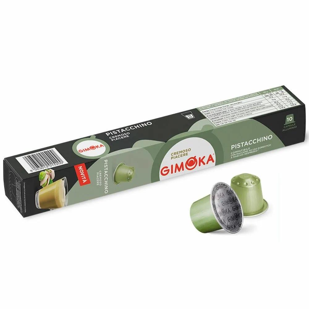 Pistacchino Gimoka  10 Cápsulas compatibles Nespresso