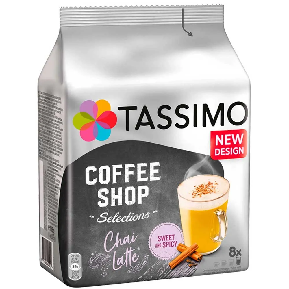 [4051530] Coffee Shop Chai Latte 8 servicios para Tassimo