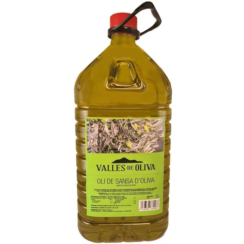 [MOG096] Aceite Vallesdeoliva  suave 5 litros de aceite de Orujo de Oliva