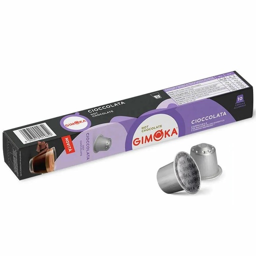 [CUPCNTGICIO10AL] Gimoka Cioccolata 10 cápsulas aluminio compatibles Nespresso®