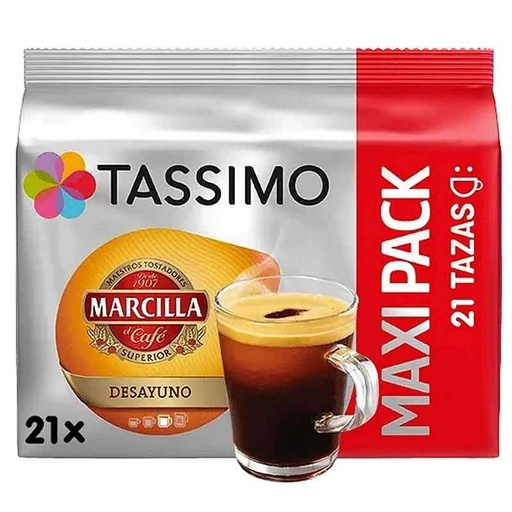 [4090325] Café Desayuno Tassimo Marcilla 21 capsulas de café