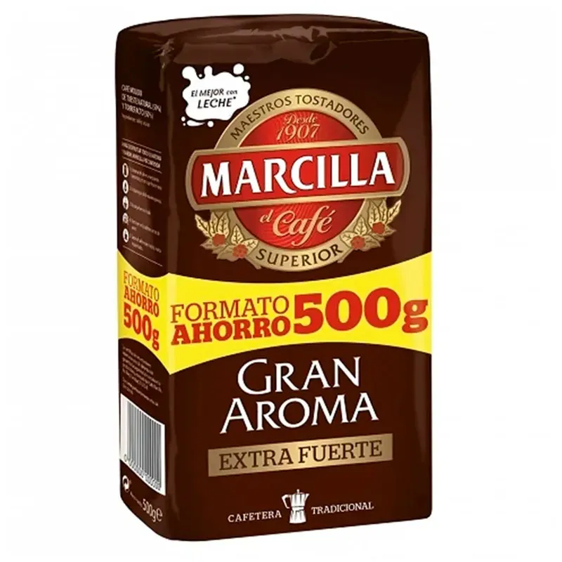 [4055417] Marcilla molido Gran Aroma Extra Fuerte, Formato Ahorro 500 gramos