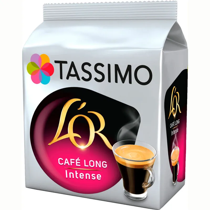 [TAS539972] Long Intense 16 cápsulas de café Tassimo L'or