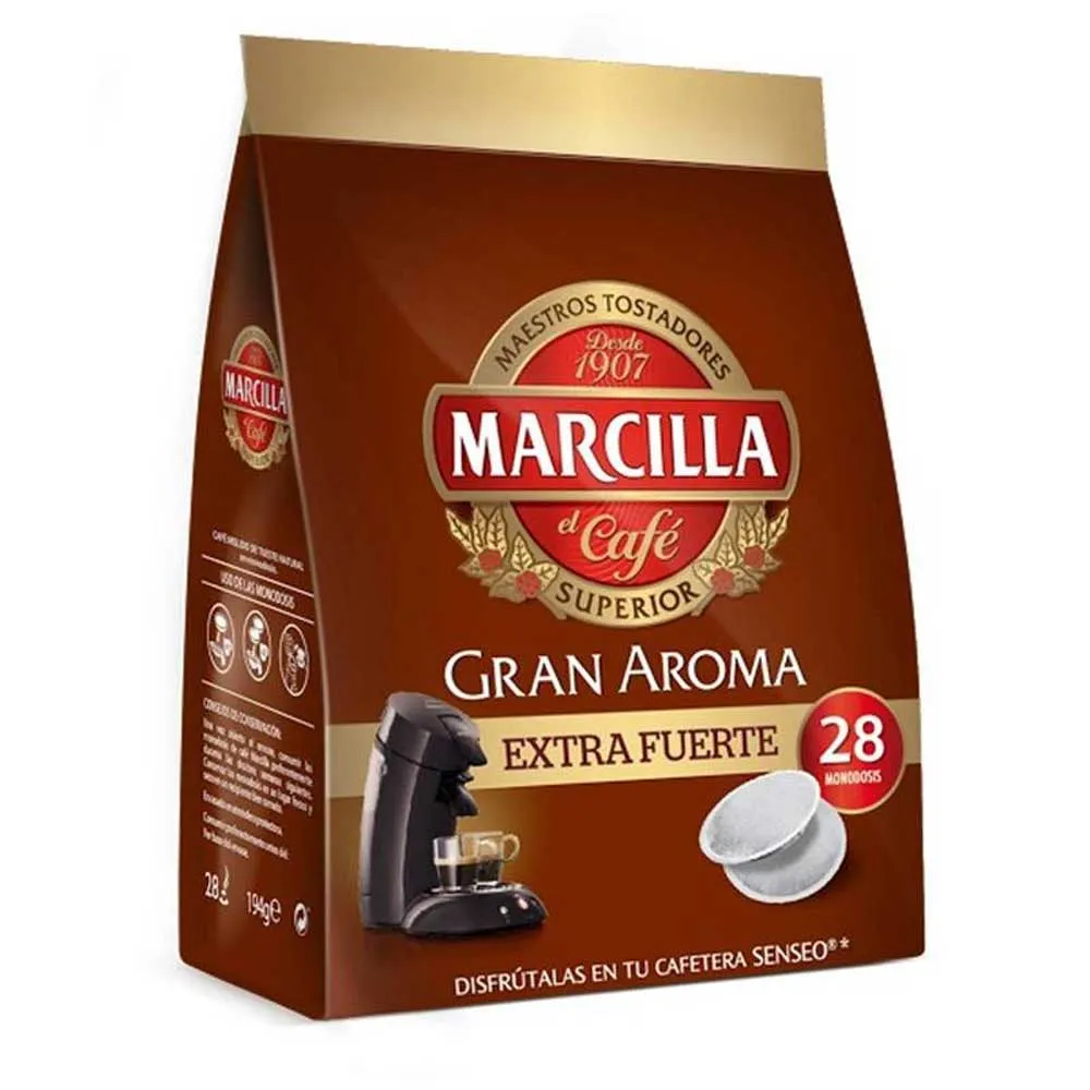 [4051569] Senseo café Extra Fuerte Marcilla Gran Aroma 28 monodosis