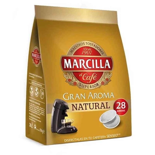 [4051669] Senseo café Natural Marcilla 28 monodosis