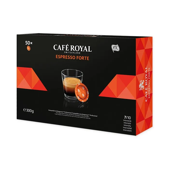 [2001376] Royal Espresso Forte 50 Pads para el sistema Nespresso® Professional