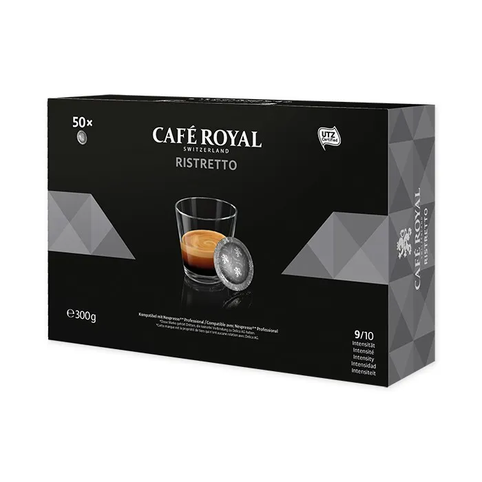 [2001377] Royal Ristretto 50 Pads para el sistema Nespresso® Professional