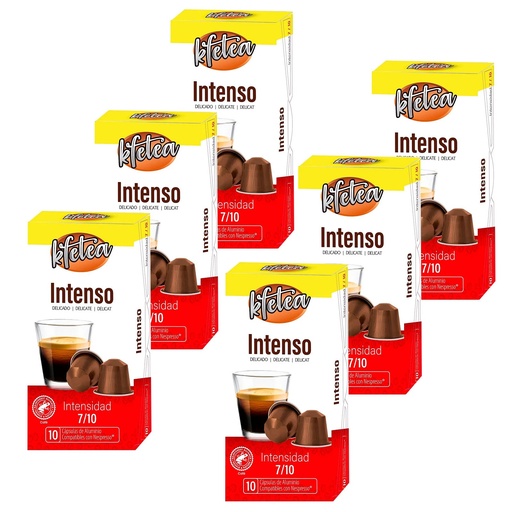 [MOG066X6] Intenso compatibles Nespresso 60 capsulas  Kfetea