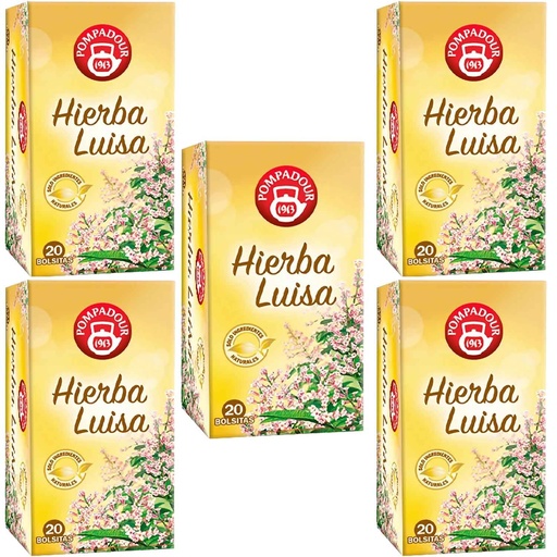 [70146X5] 5 cajas de Hierba Luisa Pompadour. 20 infusiones 8412900401139