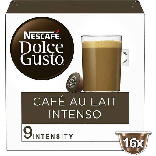 [12412560] Café Au Lait intenso, 16 cápsulas para Dolce Gusto