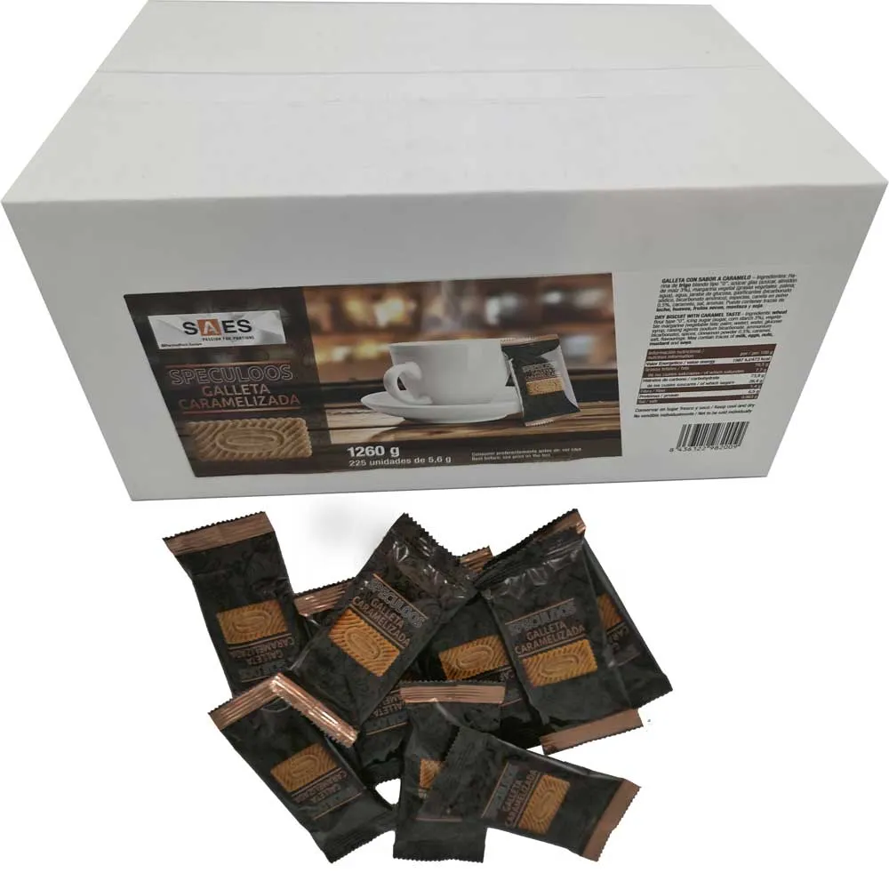 [DC225] Speculoos galletas caramelizadas  225 unidades envasadas individualmente