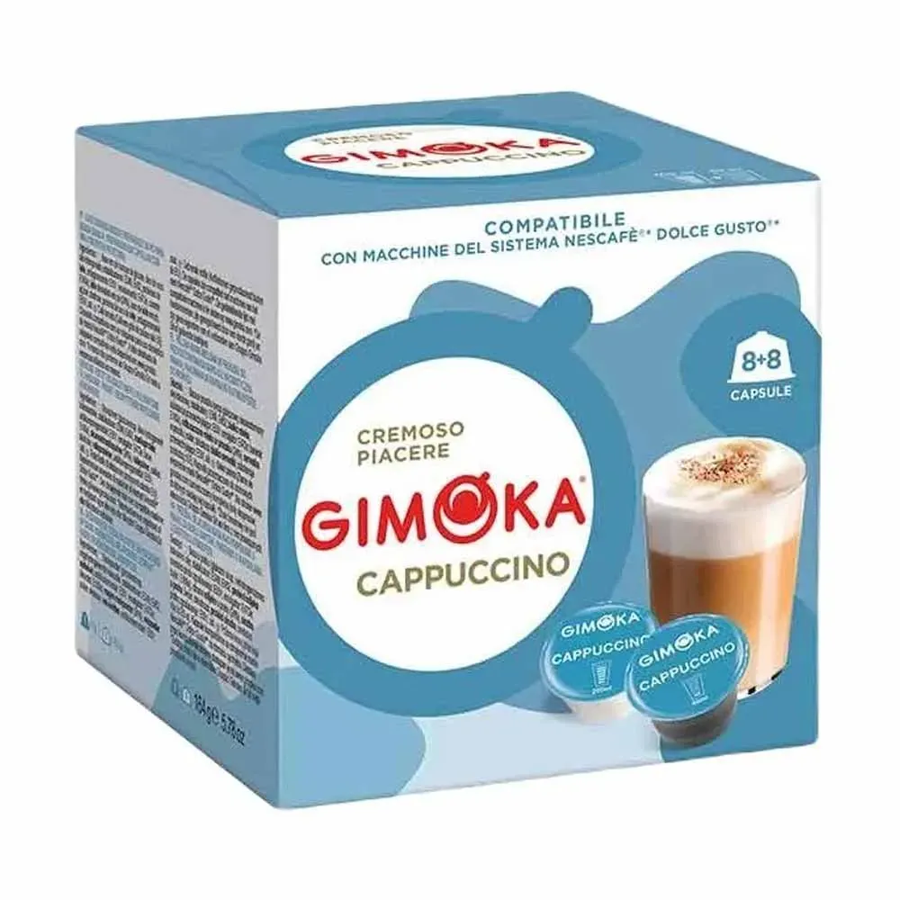 [CUPBCDGGECAP16] Gimoka Cappuccino compatibles Dolce Gusto® 16 Cápsulas
