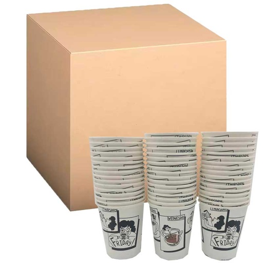 [V240000] 1000 Vasos de un solo uso 8 onzas - 240ml