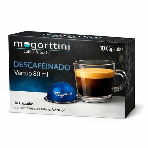 [MOG109] Descafeinado 80 ml Compatibles vertuo® Mogorttini  10 cápsulas