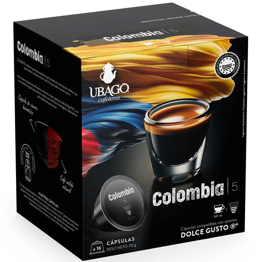 [00000854] Colombia Dolce Gusto 16 cápsulas compatibles