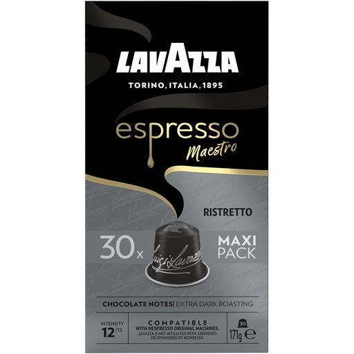 [0520900040] Lavazza Espresso Maestro Ristretto 30 cápsulas compatibles con Nespresso