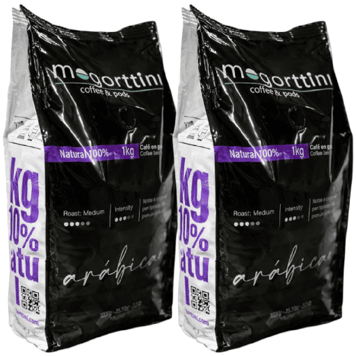 [MOG051X2BIS] 2 kilos Selección de arábicas Mogorttini espresso calidad superior especial automáticas